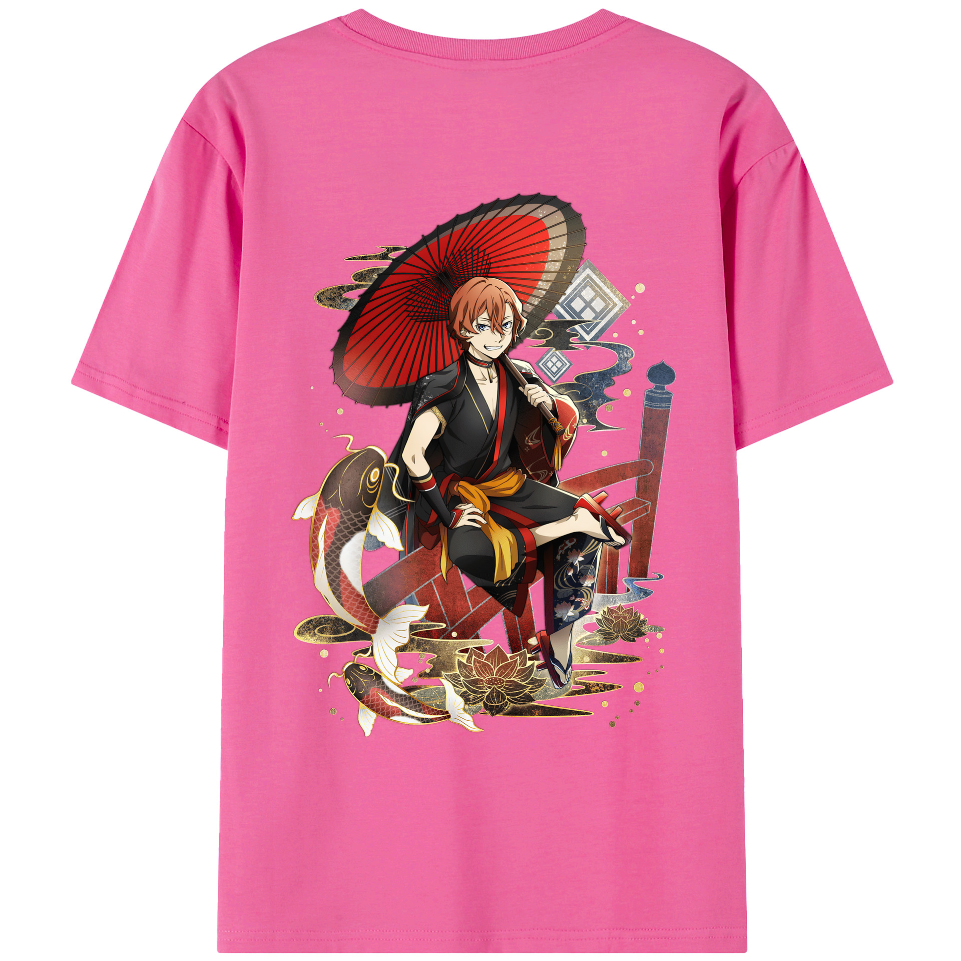 （画像用） 文豪ストレイドッグス Bungo Stray Dogs レディース半袖Tシャツ(バックプリント)